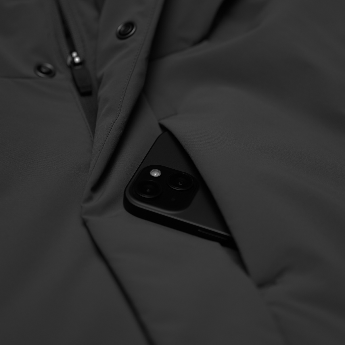 Insulated Tech Jacket - Black