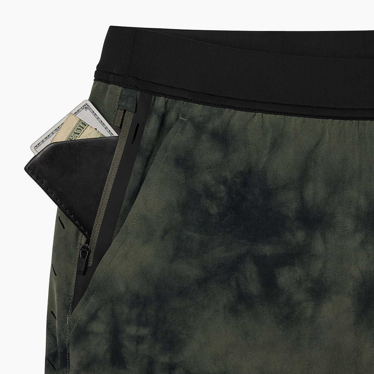 Interval Short (Liner) - OD Green Tie Dye