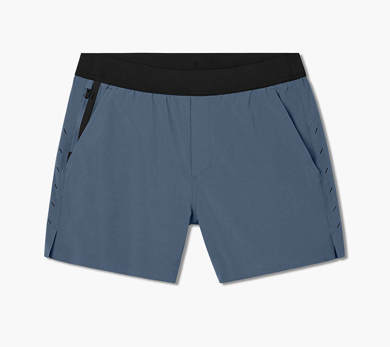 Interval Short (No Liner) - Bluefin/5-inch