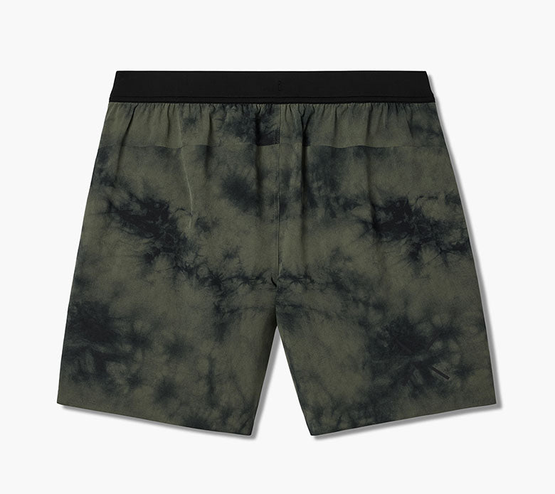 Interval Short (Liner) - OD Green Tie Dye/7-inch