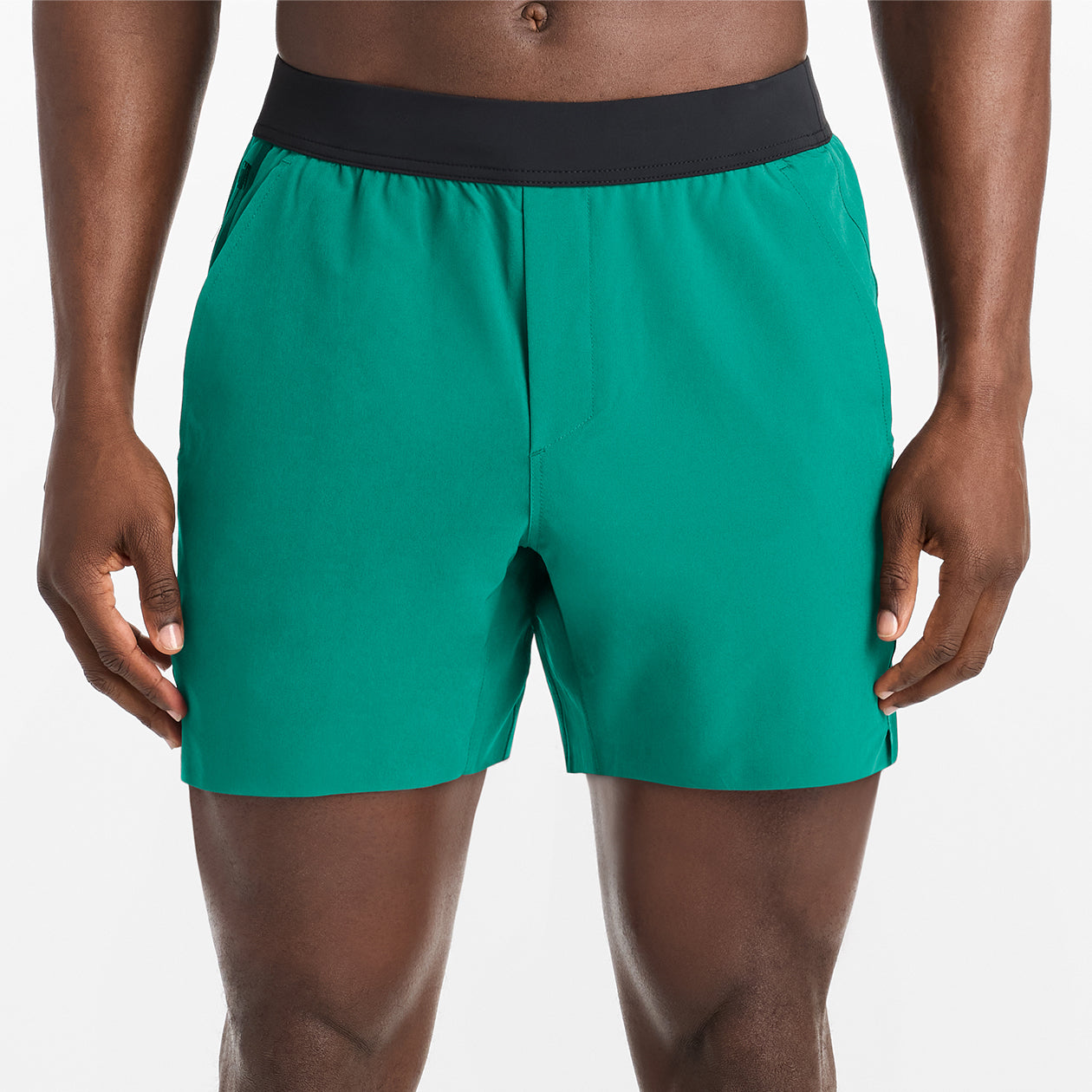 Interval Short (No Liner) - Teal/5-inch