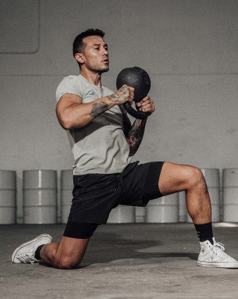 Born Tough Core Fit Zippered Grey Camo Gym Workout Jogger Pants for Men
