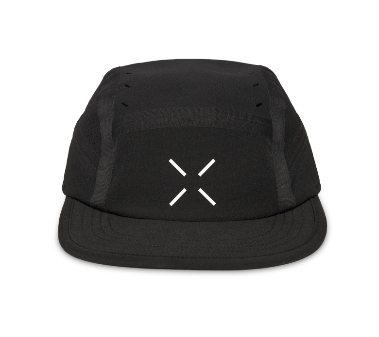 7-Panel Hat - Black