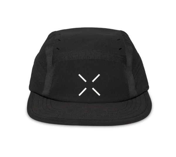 7-Panel Hat - Black