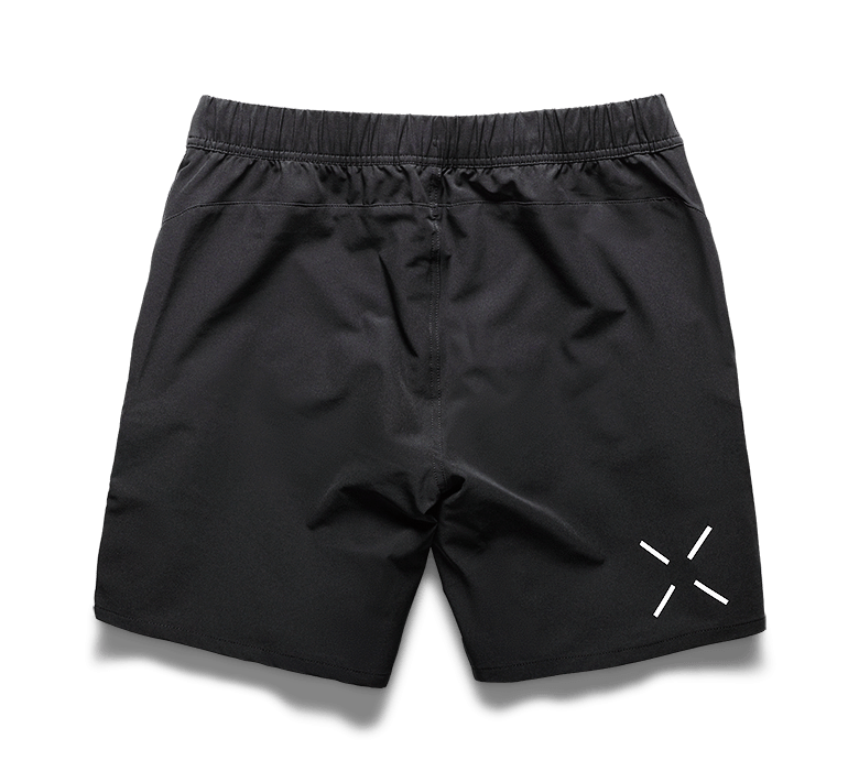 Foundation Short (No Liner) - Black/7-inch