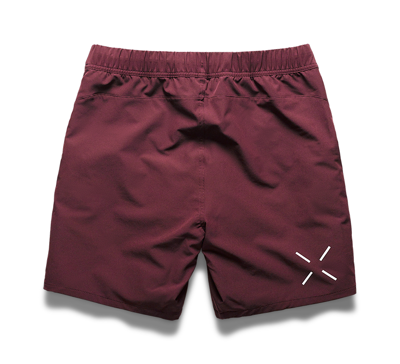 Foundation Short (Liner) - Maroon/7-inch