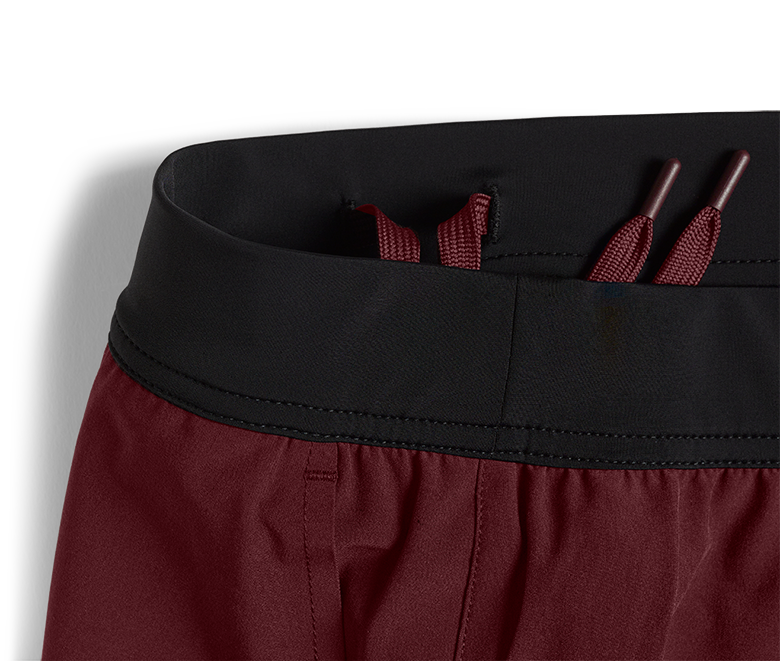 Interval Short (Liner) - Maroon