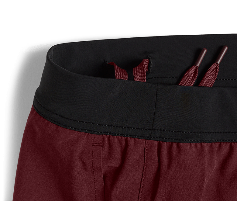 Interval Short (Liner) - Maroon