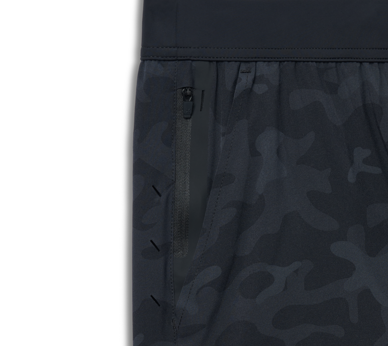 Interval Short (Liner) - Black Camo