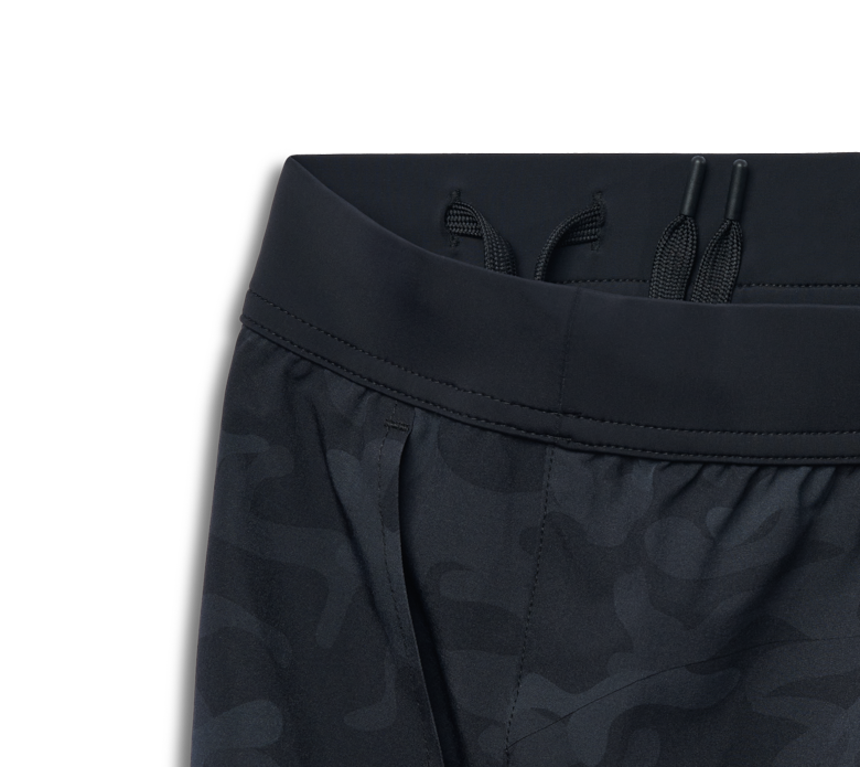 Interval Short (No Liner) - Black Camo