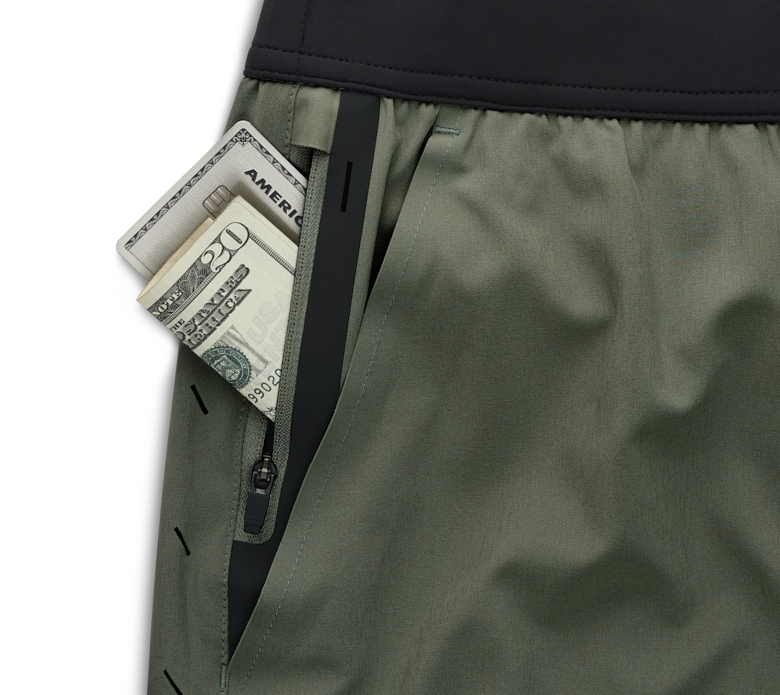 Interval Short (No Liner) - OD Green